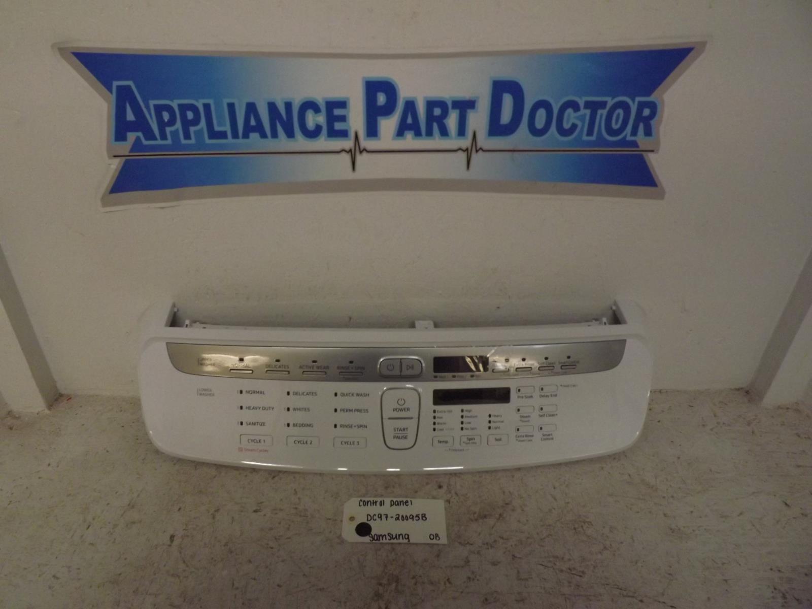Samsung Washer DC97-20095B Control Panel Open Box Samsung Washer DC97-20095B Control Panel Open Box
